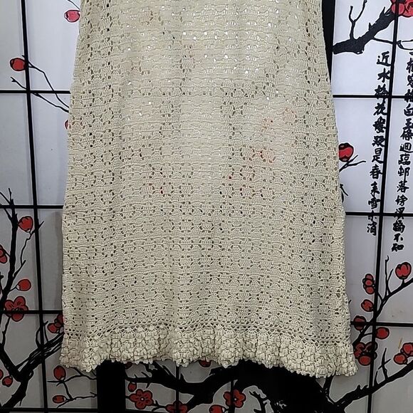 Anthropologie Brittania Crochet Midi Dress - Picture 4 of 11